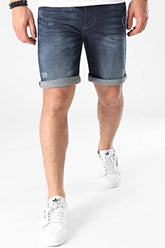 Short Blend Twister Scratches Dark blue