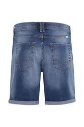 Short Blend denim middle blu