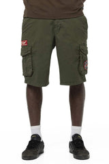 Short Von Dutch Cargot Kaki Avec Badges