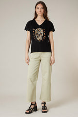 Tee-Shirt Deeluxe M/C Butterskull Black