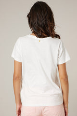 Tee-Shirt Deeluxe M/C Butterskull White