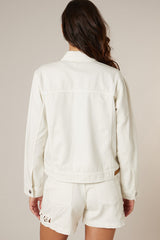 Blouson Denim Deeluxe White