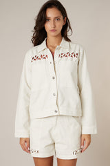 Blouson Denim Deeluxe White