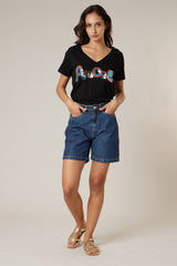 Short Deeluxe Martha Med Blue