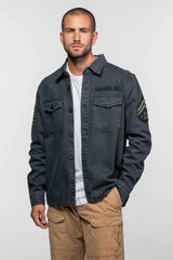 Surchemise Militaire Daytona Melhart en Denim Navy