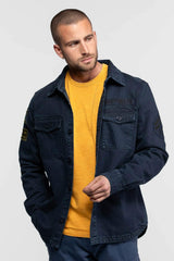 Surchemise Militaire Daytona Melhart en Denim Navy