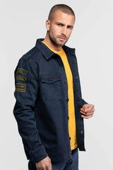 Surchemise Militaire Daytona Melhart en Denim Navy