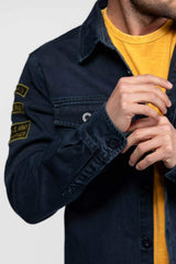 Surchemise Militaire Daytona Melhart en Denim Navy