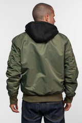Bombers Aviateur Daytona avec capuche Khaki Green
