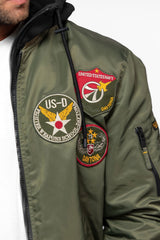 Bombers Aviateur Daytona avec capuche Khaki Green