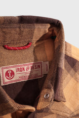 Chemise Iron & Resin à Carreaux Brown.