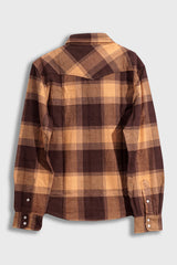 Chemise Iron & Resin à Carreaux Brown.