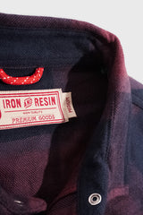 Chemise Iron & Resin à Carreaux Navy.