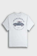 Tee-Shirt M/C Iron And Resin Purveyors Of Radness White