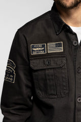 Surchemise Daytona Wayne en denim Black