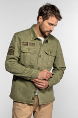 Surchemise Daytona Wayne en denim Kaki