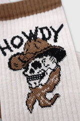 Chaussette Iron And Resin Howdy Beige