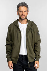 Sweat à capuche daytona 73 Tulman Khaki Green