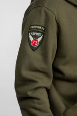 Sweat à capuche daytona 73 Tulman Khaki Green