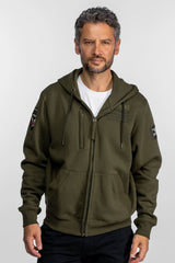 Sweat à capuche daytona 73 Tulman Khaki Green