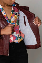 Cuir Aprilia Oxblood