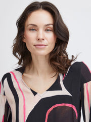 Blouse Fransa M/L Col Zippé