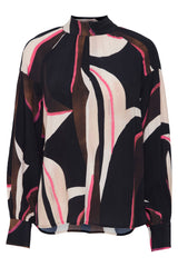 Blouse Fransa M/L Col Zippé