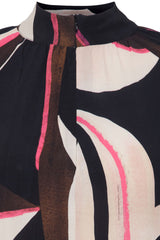 Blouse Fransa M/L Col Zippé