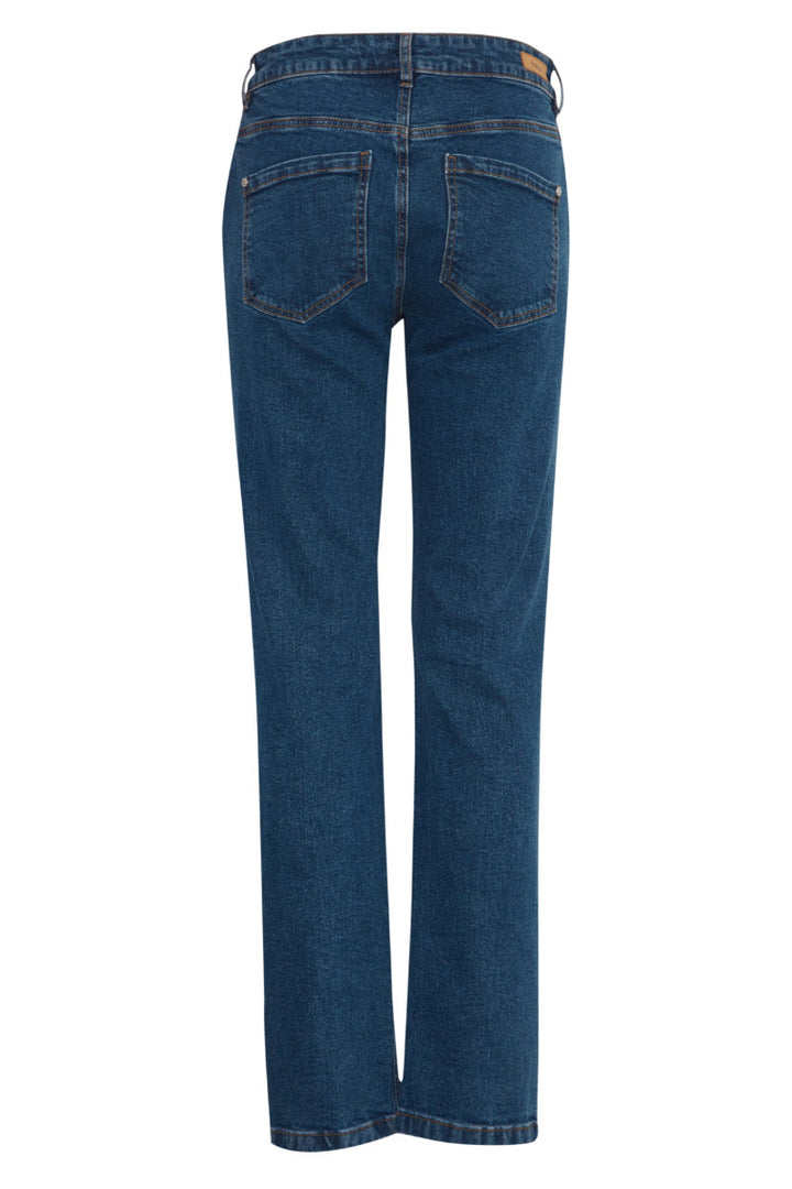 Short Chaud Femme Denim & Co. Taille 6 – Jean Bleu Motif Géométrique, Taille Mid, Jambe 3 Pouces
