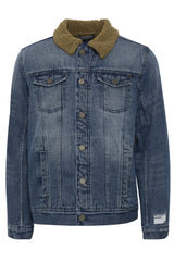 Veste  Jeans Blend Sherpa Mid Blue