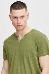 Tee-Shirt Blend Col V Vert