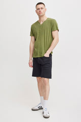 Tee-Shirt Blend Col V Vert