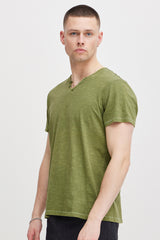 Tee-Shirt Blend Col V Vert