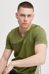 Tee-Shirt Blend Col V Vert