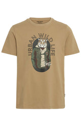Tee-Shirt m/c blend Tiger Beige