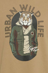 Tee-Shirt m/c blend Tiger Beige