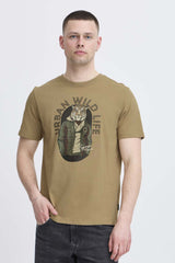 Tee-Shirt m/c blend Tiger Beige