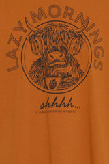 Tee-Shirt M/C blend Rouille