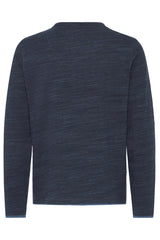 T-Shirt Blend M/L Col V Bleu