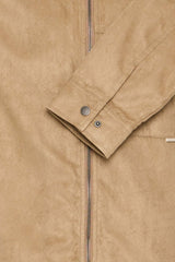 Veste Blend Suédine beige