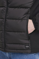 Veste Blend Demi-saison à Capuche Noir
