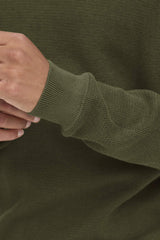 Pullover Blend Ras du Cou Vert