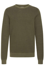 Pullover Blend Ras du Cou Vert