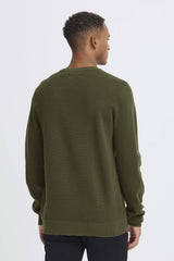Pullover Blend Ras du Cou Vert