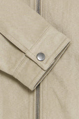 Veste Blend Col Motard Beige