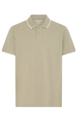 Polo M/C Blend Maille Piquée Beige