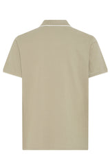 Polo M/C Blend Maille Piquée Beige