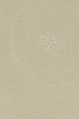 Polo M/C Blend Maille Piquée Beige