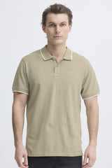 Polo M/C Blend Maille Piquée Beige