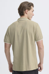 Polo M/C Blend Maille Piquée Beige
